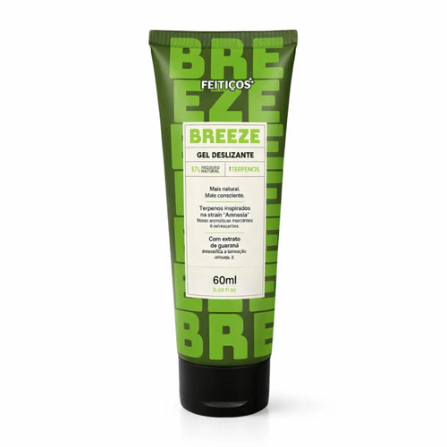 Breeze Gel Deslizante Com Extrato De Guarana 60Ml Feiticos