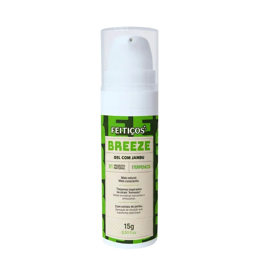 Breeze Excitante em Gel com Jambu e Terpenos 15g Feiticos Aromaticos