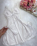 Camisola Encanto Renda Paris - Branco