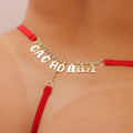 Calcinha Strass - Vermelho