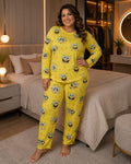 Pijama plus size Amarelo