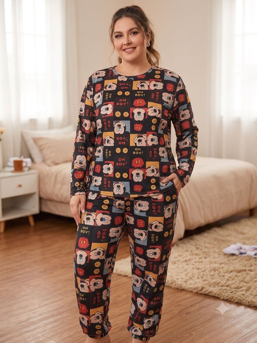 Pijama plus size Minnie Mouse